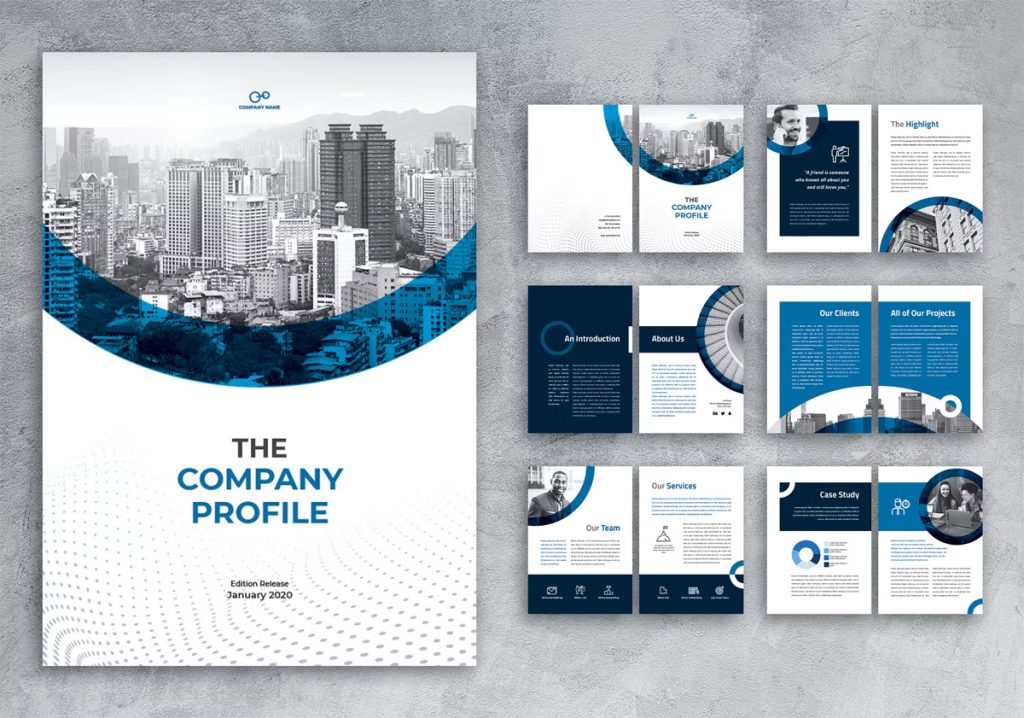 company profile design